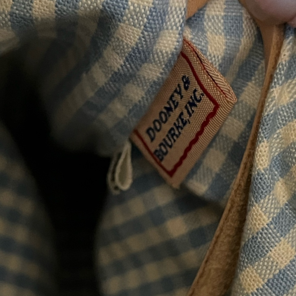Dooney & Bourke Multicolor Rainbow Tartan Plaid Shoulder Bucket Bag - Picture 14 of 16